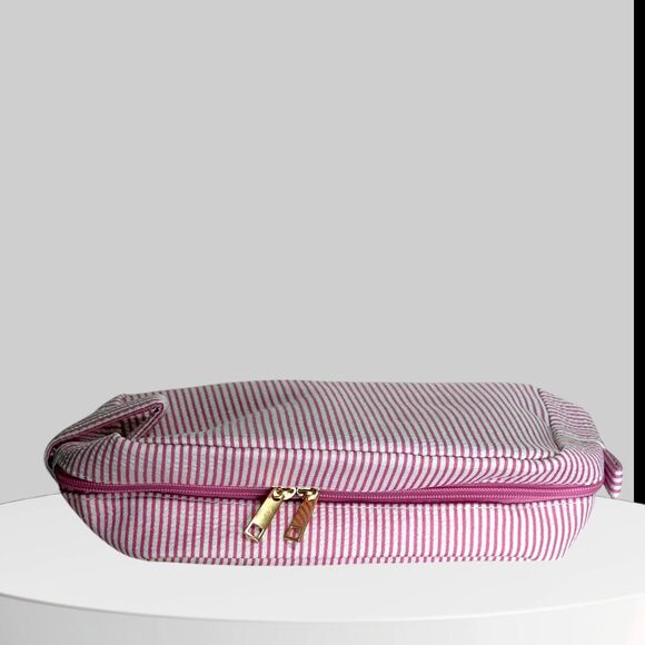 Cosmetic Bag 2 piece Initial T on Both Preppy.  Gift for Friend, Family Teacher - Picture 3 of 7